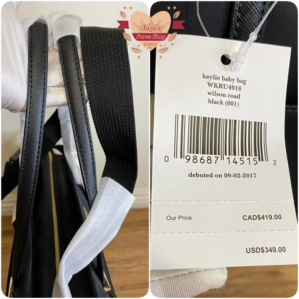 ❤️Kate Spade Nylon W/ PVC Leather Diaper Bag❤️